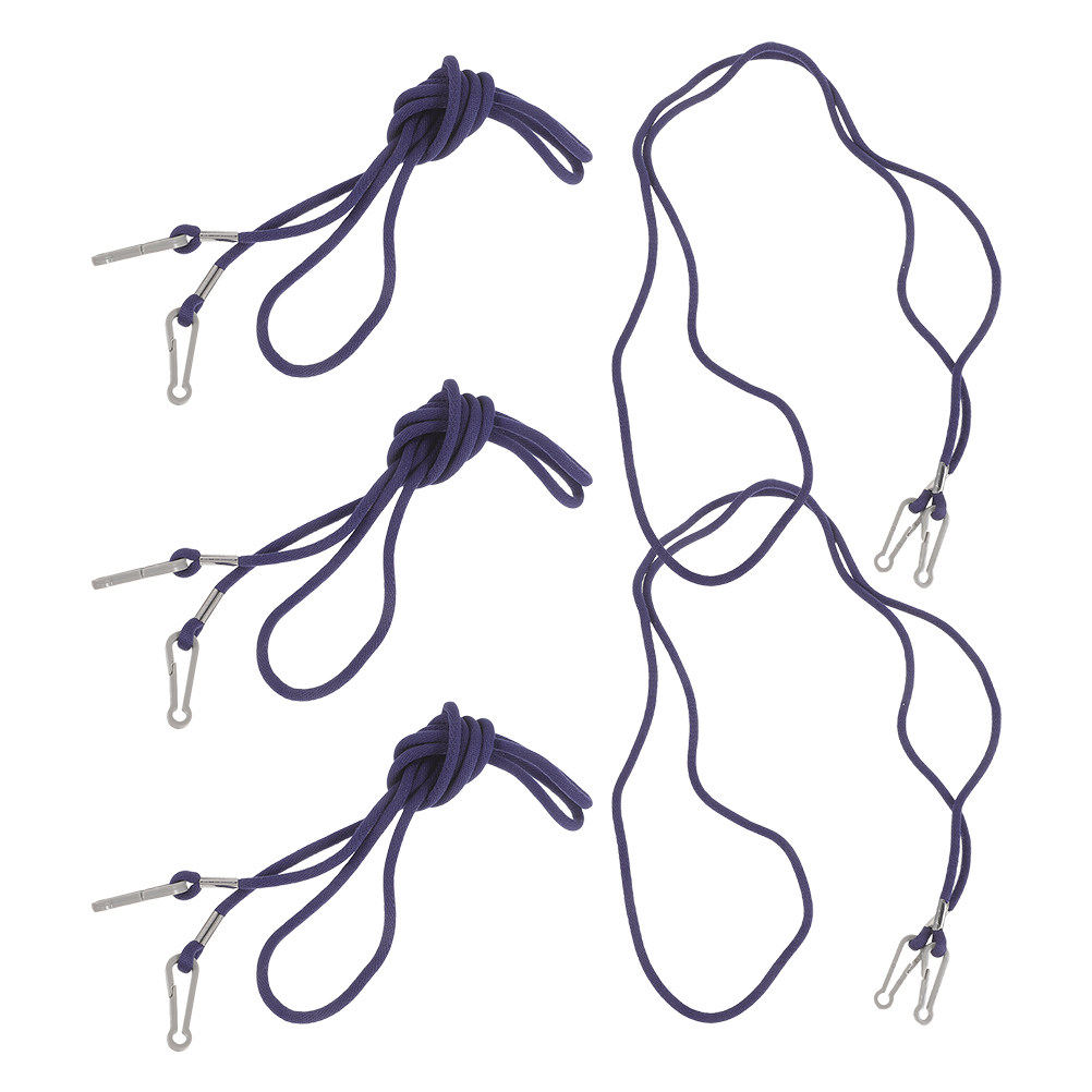 Mask Chain Holder - สายคล้องคอสำหรับเด็ก 5 ชิ้น ปรับความยาวได้ ป้องกันการสูญหาย สายไนลอนสำหรับกิจกรรมกลางแจ้งในฤดูหนาว