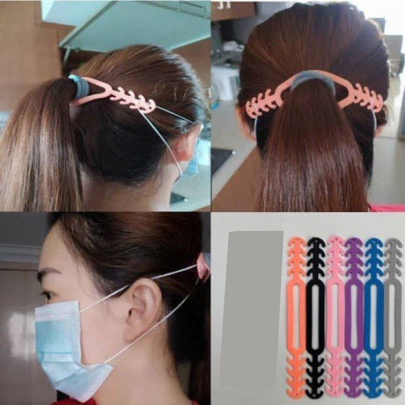 Mask Ear Saver Strap - สายรัดหน้ากากแบบตะขอเกี่ยว สวมใส่สบาย พกพาสะดวก ช่วยลดอาการปวดหู สายรัดปรับได้ อุปกรณ์เสริมสำหรับหน้ากาก