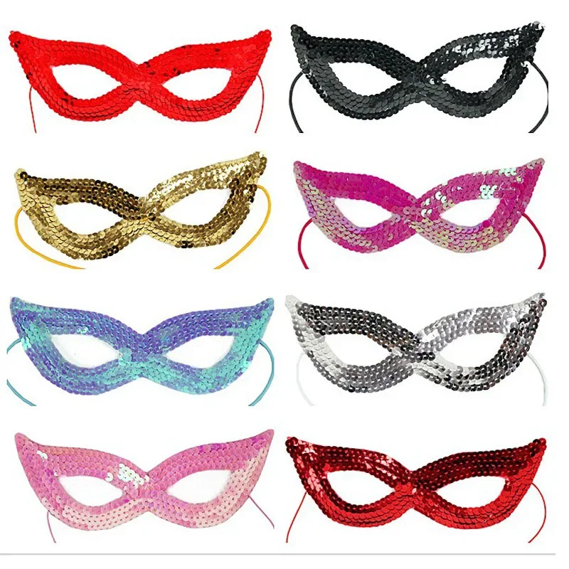 Respirator Half Face - ผู้หญิงสาว Sequins เซ็กซี่ Fox Cat Eye