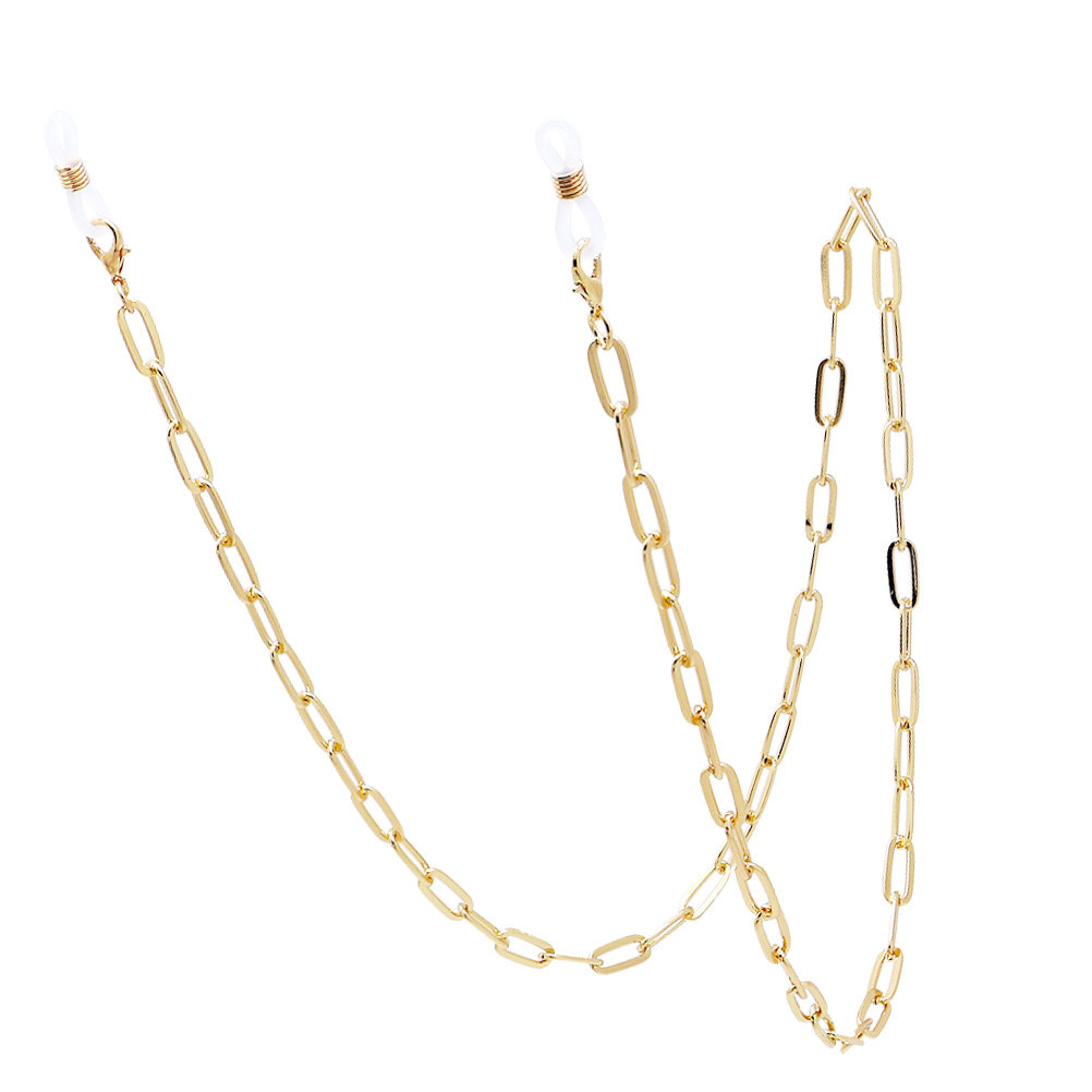 สายคล้องหน้ากากแบบคล้องคอสีทอง - Mask Chain Holder บทวิจารณ์และราคา