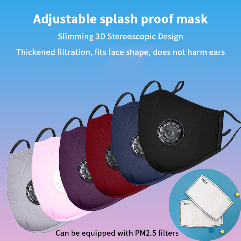 หน้ากากกันฝุ่น PM2.5 ป้องกันมล - Cloth Face Mask Washable บทวิจารณ์และราคา