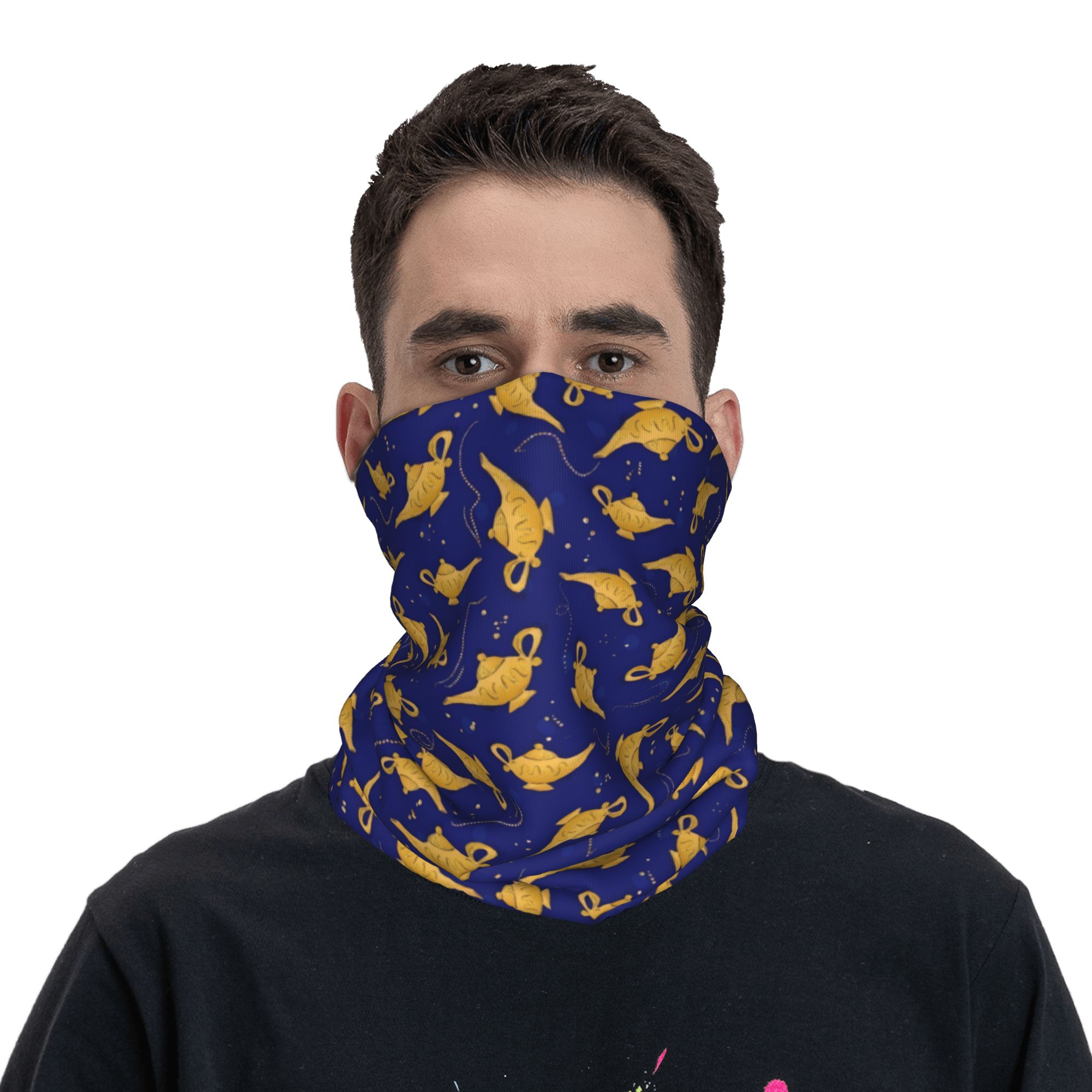 ผ้าพันคอแบบคลุมหน้า กันลม ลาย  - Neck Gaiter Face Cover บทวิจารณ์และราคา